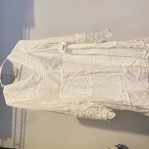 Altar'd State Ivory Lace Dress